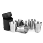 verres de voyage en acier inoxydable