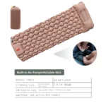 Matelas camping TARKA dans un sac de transport compact
