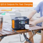 sortie AC 220 V station mobile nomade