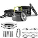 ensemble de vaisselle robuste Univers Vanlife
