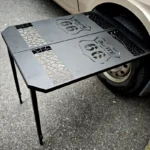 table de camping d'extérieur univers vanlife