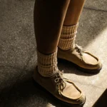 chaussettes élégantes vintage unies