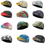 casquette de cyclisme classique à motif
