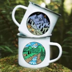 tasse en émail MOONSUN