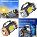 lampe torche solaire USB