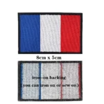 Drapeau français écusson brodé