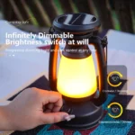 version solaire de lampe camping