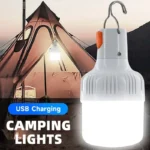 ampoule LED rechargeable USB d'extérieur 60W