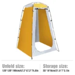tente portable pour hygiène extérieure