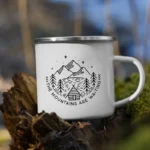 mug imprimé montagne