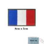 Ecusson thermocollant drapeau français