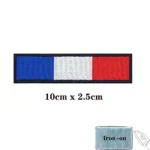 Patch velcro drapeau français