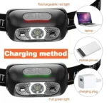 lampe frontale légère rechargeable USB