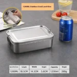 emballage alimentaire en acier durable