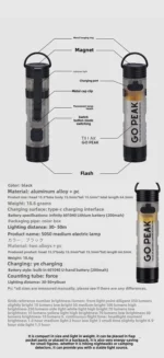 éclairage portable GOPEAK